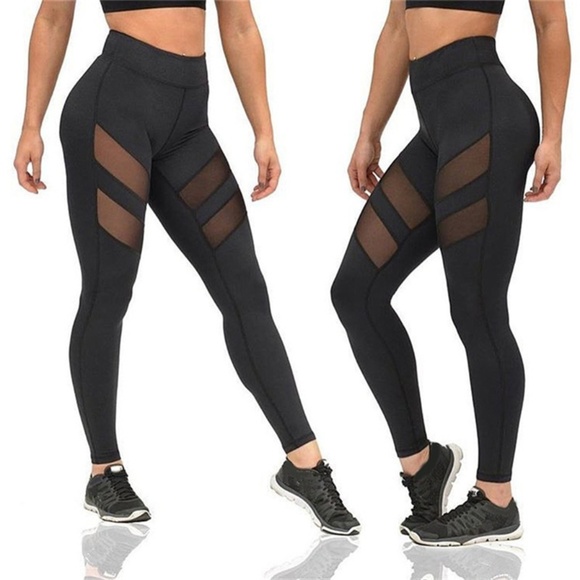 Women’s High Fashion Criss Cross Workout Leggings - Picture 1 of 3